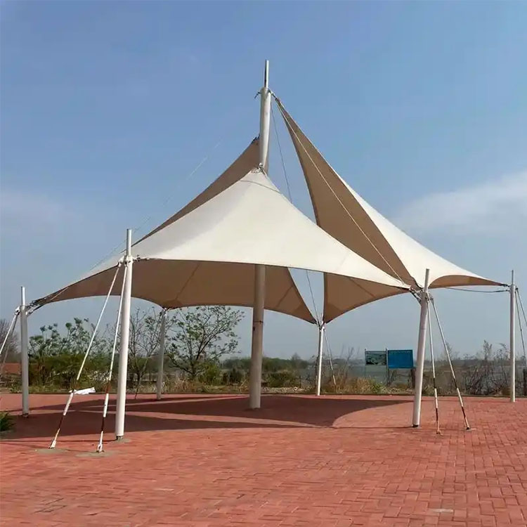 朝阳膜结构景观棚