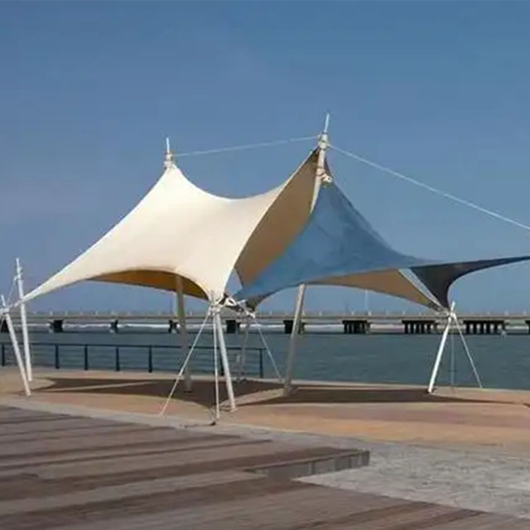 朝阳膜结构景观棚