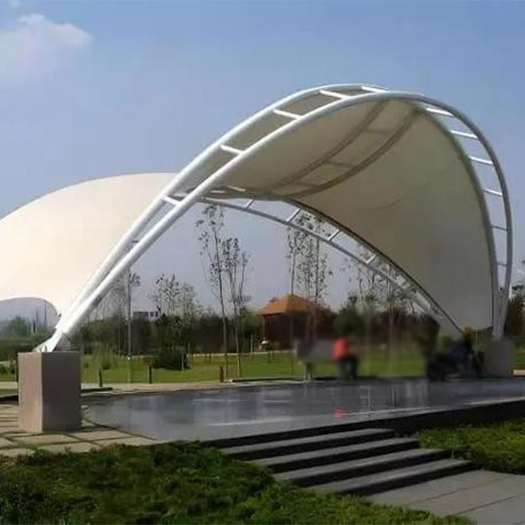 朝阳膜结构景观棚