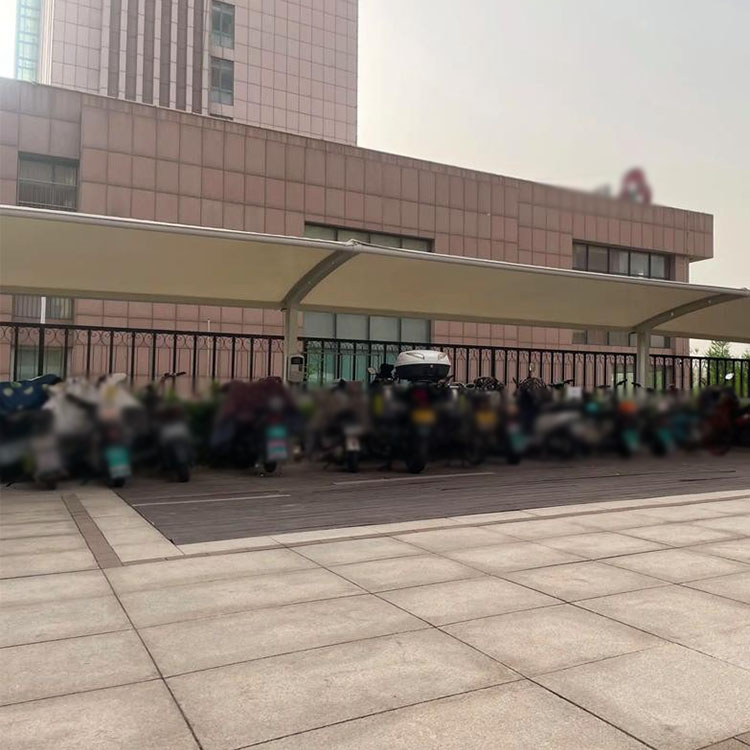 朝阳膜结构电动车棚