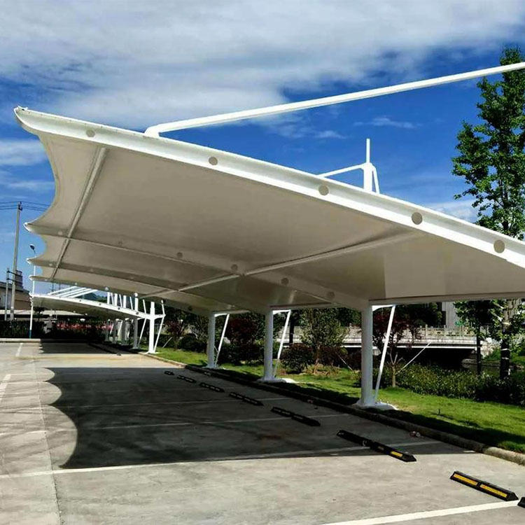 朝阳膜结构汽车棚