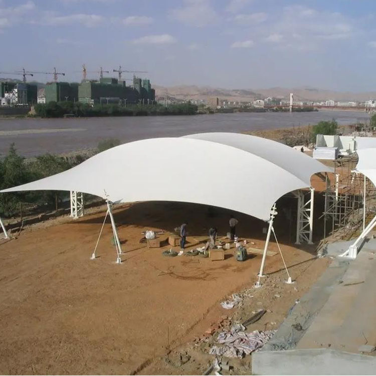 朝阳膜结构汽车棚